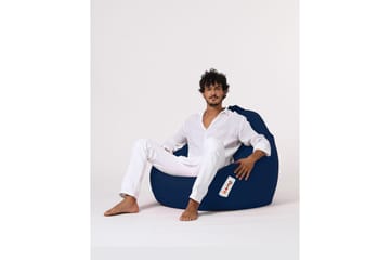 Sittsäck Utomhus Hunny 115 cm - Mörkblå - Utemöbler & utemiljö - Utestol & trädgårdsstol - Sittsäckar utomhus