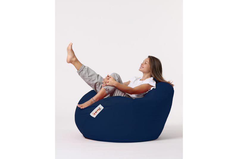 Sittsäck Utomhus Hunny 115 cm - Mörkblå - Utemöbler & utemiljö - Utestol & trädgårdsstol - Sittsäckar utomhus