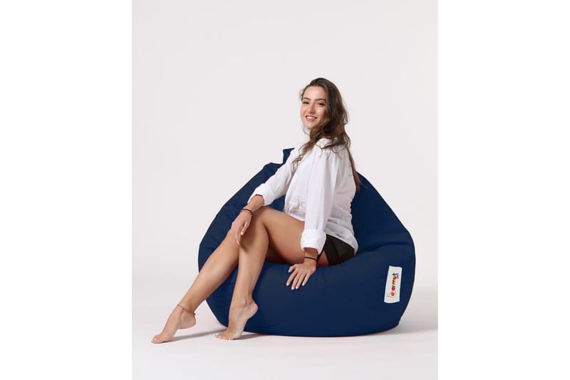 Sittsäck Utomhus Hunny 115 cm - Mörkblå - Utemöbler & utemiljö - Utestol & trädgårdsstol - Sittsäckar utomhus
