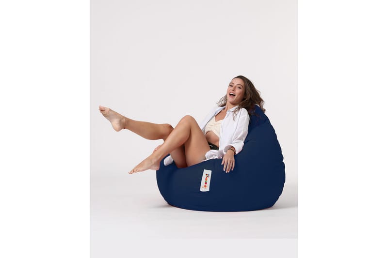 Sittsäck Utomhus Hunny 115 cm - Mörkblå - Utemöbler & utemiljö - Utestol & trädgårdsstol - Sittsäckar utomhus
