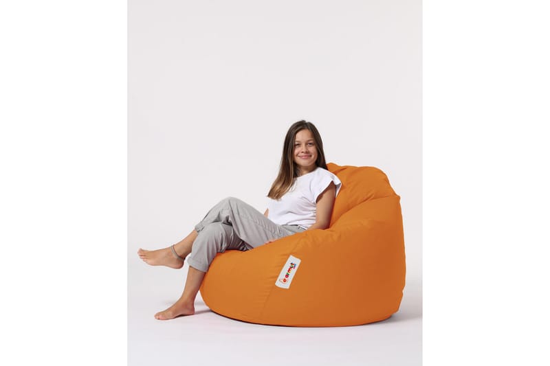 Sittsäck Utomhus Hunny 115 cm - Orange - Utemöbler & utemiljö - Utestol & trädgårdsstol - Sittsäckar utomhus