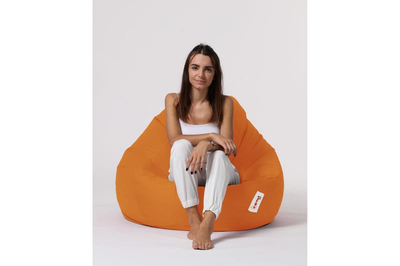 Sittsäck Utomhus Hunny 115 cm - Orange - Utemöbler & utemiljö - Utestol & trädgårdsstol - Sittsäckar utomhus