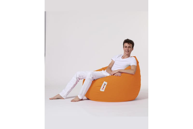 Sittsäck Utomhus Hunny 115 cm - Orange - Utemöbler & utemiljö - Utestol & trädgårdsstol - Sittsäckar utomhus