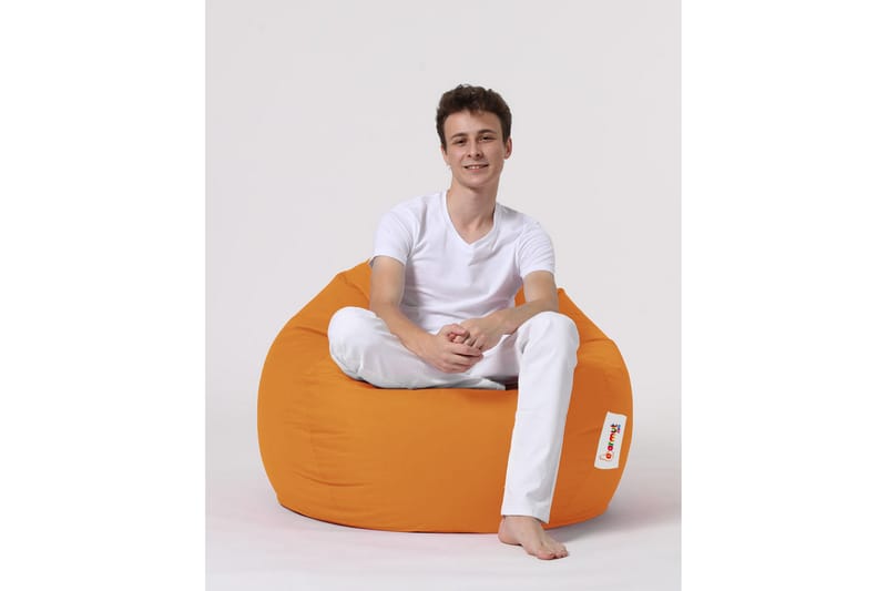 Sittsäck Utomhus Hunny 115 cm - Orange - Utemöbler & utemiljö - Utestol & trädgårdsstol - Sittsäckar utomhus