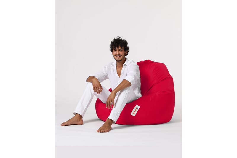 Sittsäck Utomhus Hunny 115 cm - Röd - Utemöbler & utemiljö - Utestol & trädgårdsstol - Sittsäckar utomhus