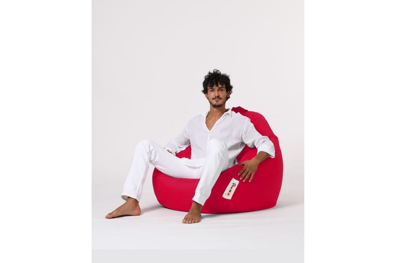 Sittsäck Utomhus Hunny 115 cm - Röd - Utemöbler & utemiljö - Utestol & trädgårdsstol - Sittsäckar utomhus