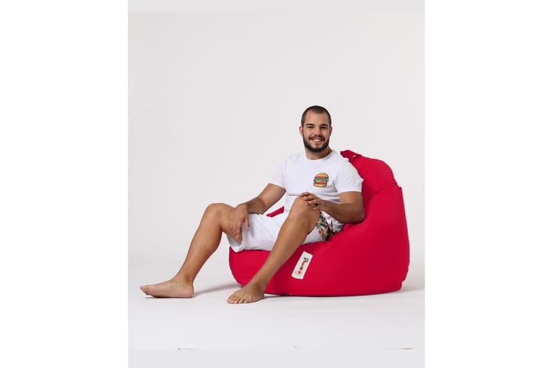 Sittsäck Utomhus Hunny 115 cm - Röd - Utemöbler & utemiljö - Utestol & trädgårdsstol - Sittsäckar utomhus