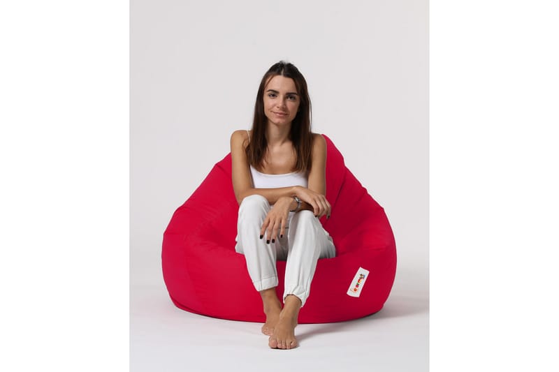 Sittsäck Utomhus Hunny 115 cm - Röd - Utemöbler & utemiljö - Utestol & trädgårdsstol - Sittsäckar utomhus
