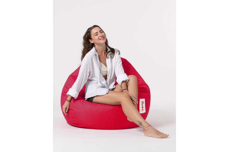 Sittsäck Utomhus Hunny 115 cm - Röd - Utemöbler & utemiljö - Utestol & trädgårdsstol - Sittsäckar utomhus