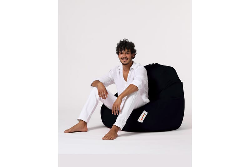 Sittsäck Utomhus Hunny 115 cm - Svart - Utemöbler & utemiljö - Utestol & trädgårdsstol - Sittsäckar utomhus