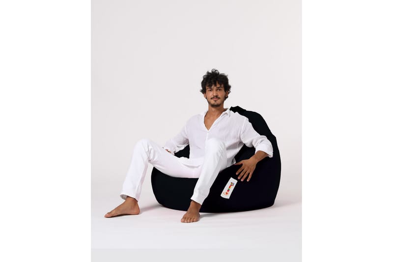 Sittsäck Utomhus Hunny 115 cm - Svart - Utemöbler & utemiljö - Utestol & trädgårdsstol - Sittsäckar utomhus
