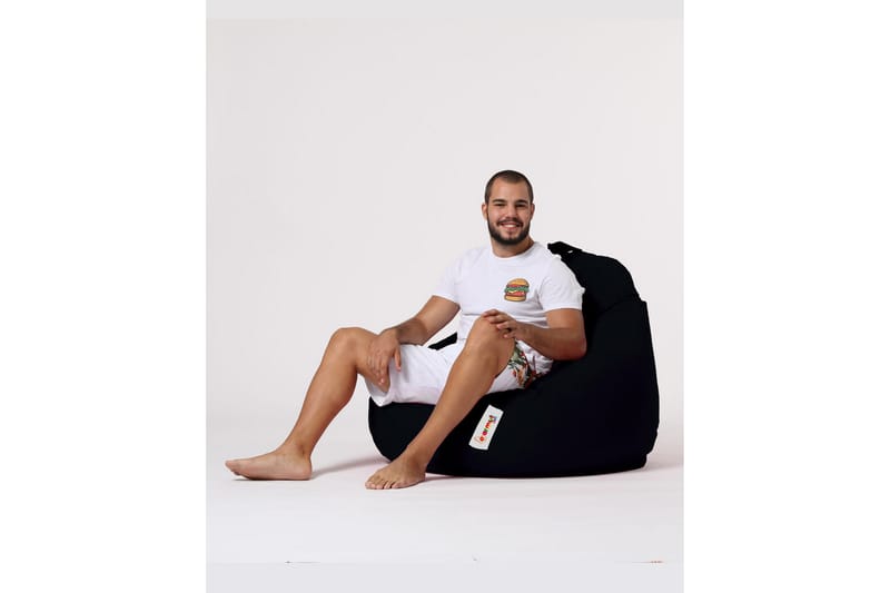 Sittsäck Utomhus Hunny 115 cm - Svart - Utemöbler & utemiljö - Utestol & trädgårdsstol - Sittsäckar utomhus