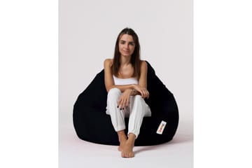 Sittsäck Utomhus Hunny 115 cm - Svart - Utemöbler & utemiljö - Utestol & trädgårdsstol - Sittsäckar utomhus