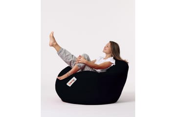 Sittsäck Utomhus Hunny 115 cm - Svart - Utemöbler & utemiljö - Utestol & trädgårdsstol - Sittsäckar utomhus
