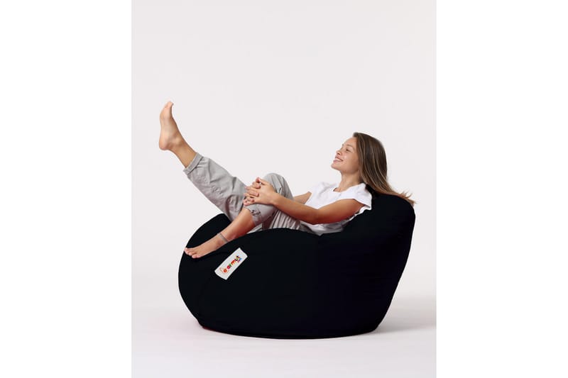 Sittsäck Utomhus Hunny 115 cm - Svart - Utemöbler & utemiljö - Utestol & trädgårdsstol - Sittsäckar utomhus
