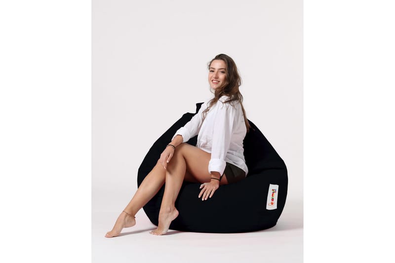 Sittsäck Utomhus Hunny 115 cm - Svart - Utemöbler & utemiljö - Utestol & trädgårdsstol - Sittsäckar utomhus