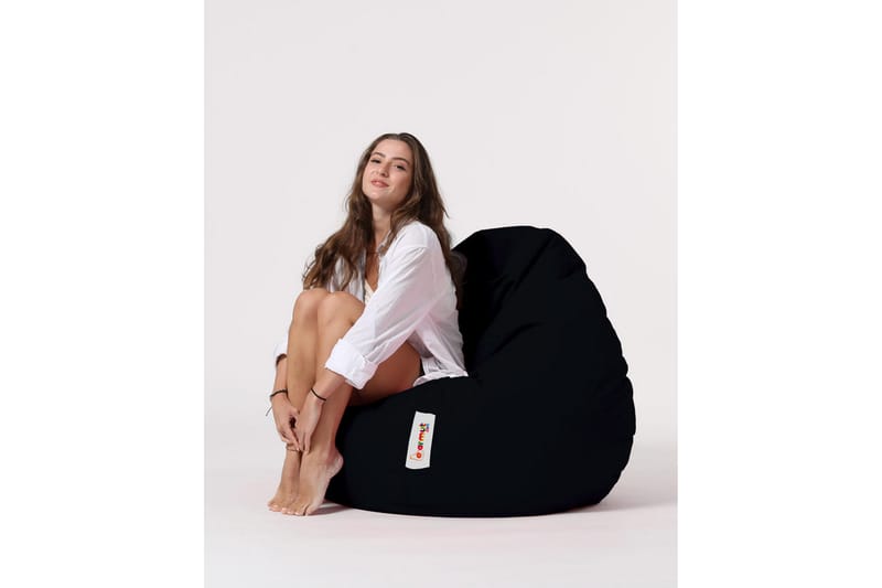 Sittsäck Utomhus Hunny 115 cm - Svart - Utemöbler & utemiljö - Utestol & trädgårdsstol - Sittsäckar utomhus