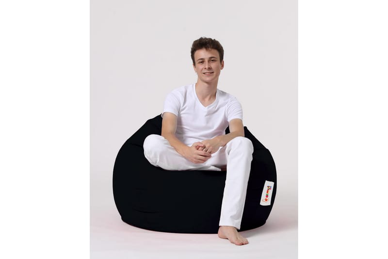Sittsäck Utomhus Hunny 115 cm - Svart - Utemöbler & utemiljö - Utestol & trädgårdsstol - Sittsäckar utomhus