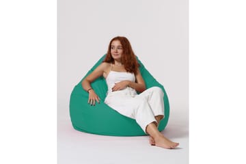 Sittsäck Utomhus Hunny 115 cm - Turkos - Utemöbler & utemiljö - Utestol & trädgårdsstol - Sittsäckar utomhus