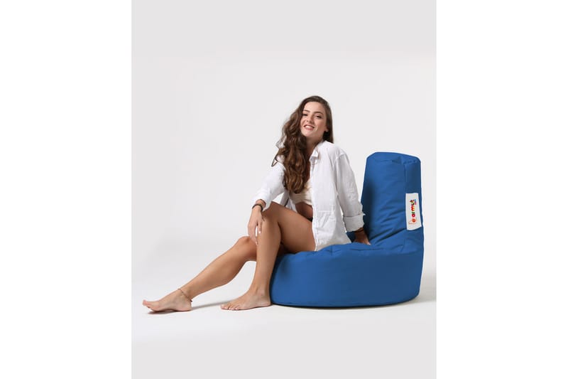 Sittsäck Utomhus Linarejos 70 cm - Blå - Utemöbler & utemiljö - Utestol & trädgårdsstol - Sittsäckar utomhus