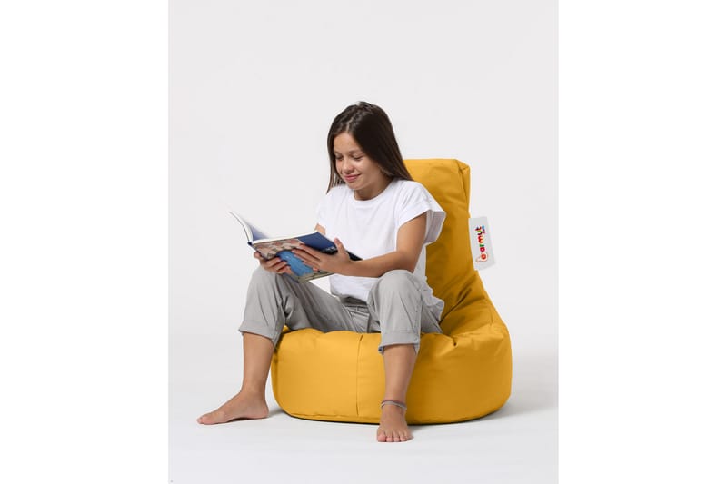 Sittsäck Utomhus Linarejos 70 cm - Gul - Utemöbler & utemiljö - Utestol & trädgårdsstol - Sittsäckar utomhus