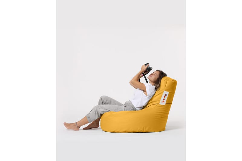 Sittsäck Utomhus Linarejos 70 cm - Gul - Utemöbler & utemiljö - Utestol & trädgårdsstol - Sittsäckar utomhus