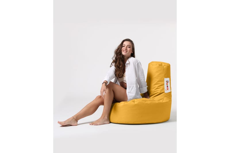 Sittsäck Utomhus Linarejos 70 cm - Gul - Utemöbler & utemiljö - Utestol & trädgårdsstol - Sittsäckar utomhus
