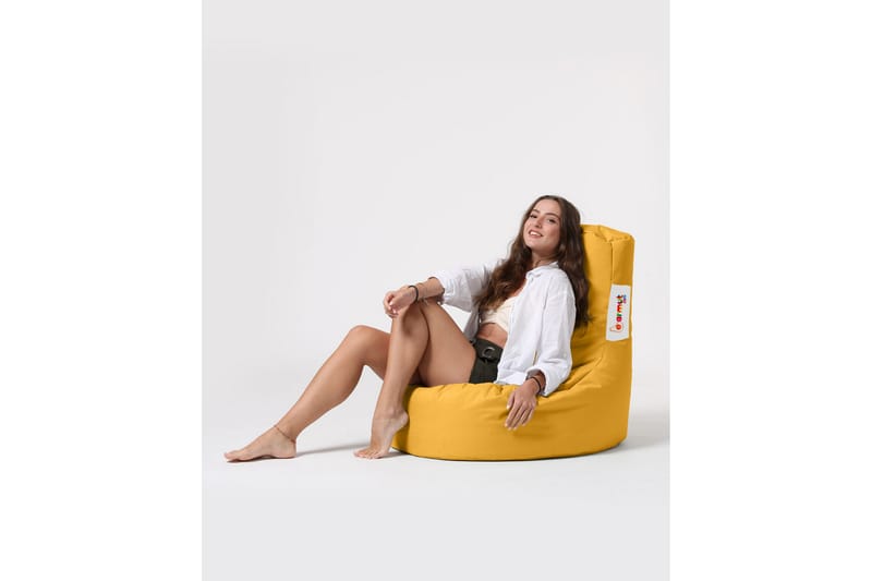 Sittsäck Utomhus Linarejos 70 cm - Gul - Utemöbler & utemiljö - Utestol & trädgårdsstol - Sittsäckar utomhus