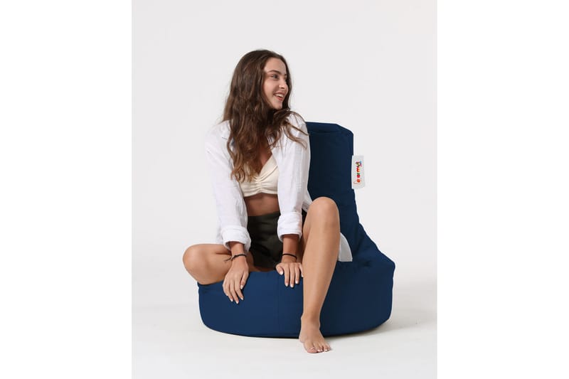 Sittsäck Utomhus Linarejos 70 cm - Mörkblå - Utemöbler & utemiljö - Utestol & trädgårdsstol - Sittsäckar utomhus