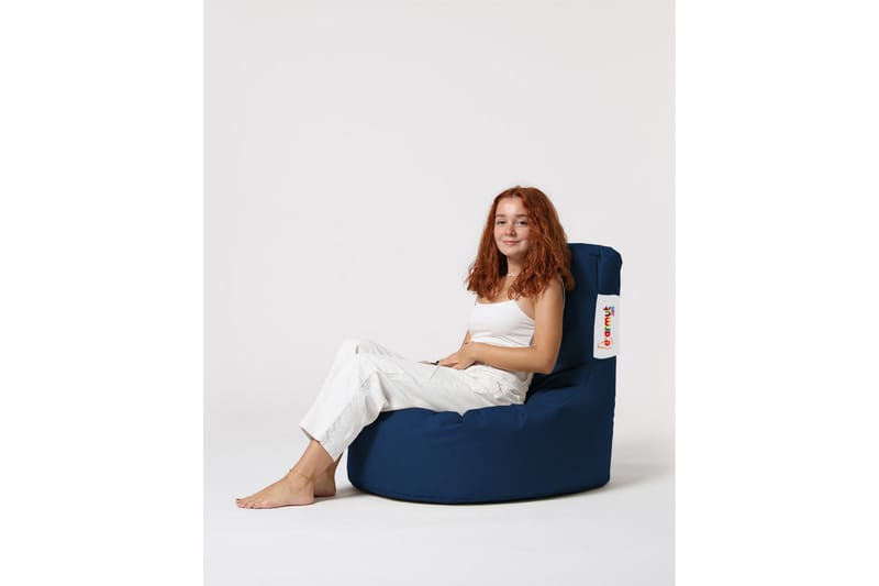Sittsäck Utomhus Linarejos 70 cm - Mörkblå - Utemöbler & utemiljö - Utestol & trädgårdsstol - Sittsäckar utomhus