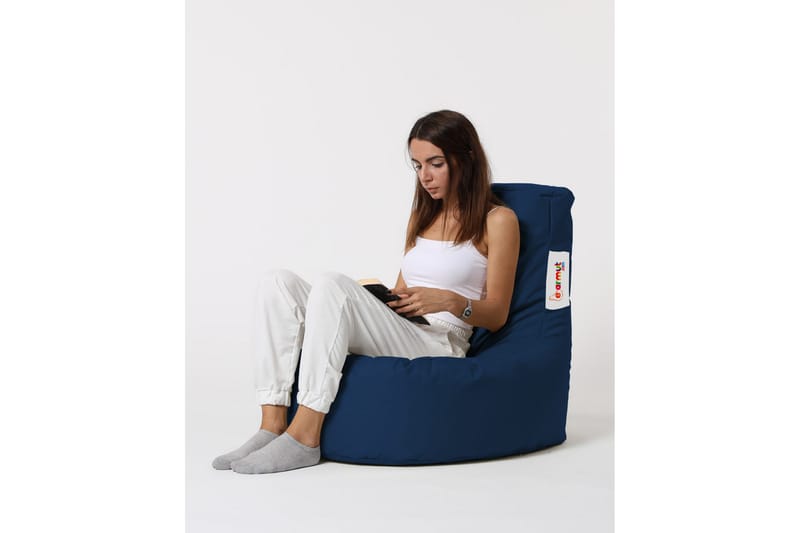 Sittsäck Utomhus Linarejos 70 cm - Mörkblå - Utemöbler & utemiljö - Utestol & trädgårdsstol - Sittsäckar utomhus