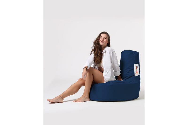 Sittsäck Utomhus Linarejos 70 cm - Mörkblå - Utemöbler & utemiljö - Utestol & trädgårdsstol - Sittsäckar utomhus