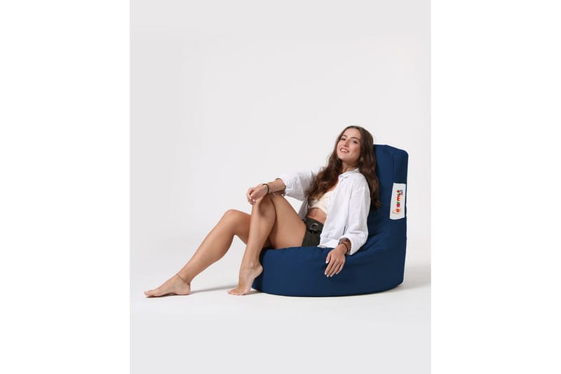 Sittsäck Utomhus Linarejos 70 cm - Mörkblå - Utemöbler & utemiljö - Utestol & trädgårdsstol - Sittsäckar utomhus