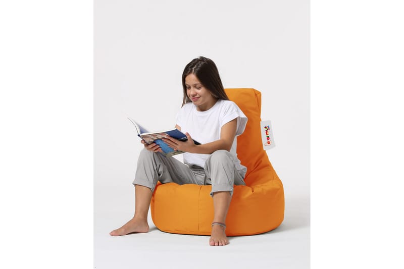 Sittsäck Utomhus Linarejos 70 cm - Orange - Utemöbler & utemiljö - Utestol & trädgårdsstol - Sittsäckar utomhus