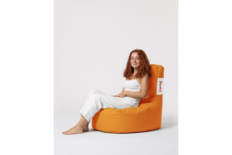 Sittsäck Utomhus Linarejos 70 cm - Orange - Utemöbler & utemiljö - Utestol & trädgårdsstol - Sittsäckar utomhus