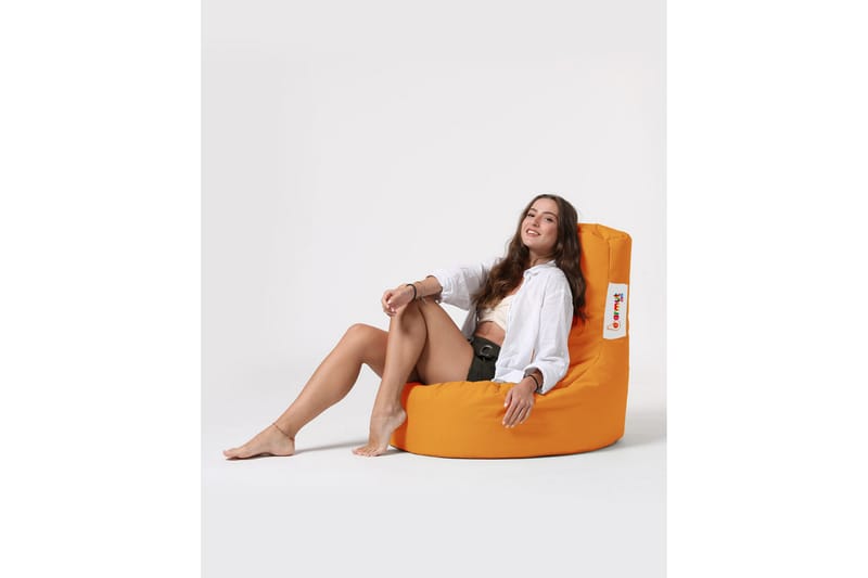Sittsäck Utomhus Linarejos 70 cm - Orange - Utemöbler & utemiljö - Utestol & trädgårdsstol - Sittsäckar utomhus