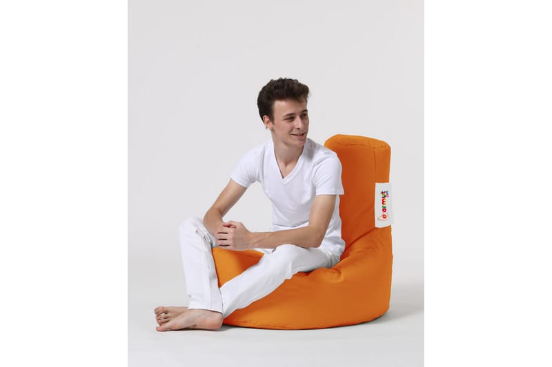 Sittsäck Utomhus Linarejos 70 cm - Orange - Utemöbler & utemiljö - Utestol & trädgårdsstol - Sittsäckar utomhus
