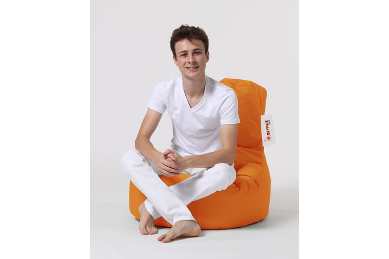 Sittsäck Utomhus Linarejos 70 cm - Orange - Utemöbler & utemiljö - Utestol & trädgårdsstol - Sittsäckar utomhus