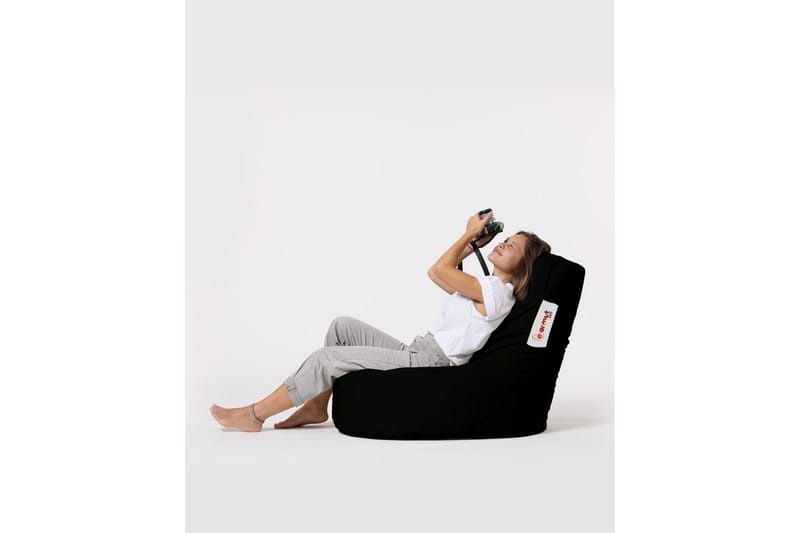 Sittsäck Utomhus Linarejos 70 cm - Svart - Utemöbler & utemiljö - Utestol & trädgårdsstol - Sittsäckar utomhus