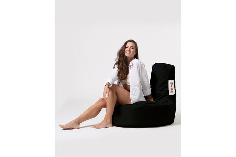 Sittsäck Utomhus Linarejos 70 cm - Svart - Utemöbler & utemiljö - Utestol & trädgårdsstol - Sittsäckar utomhus