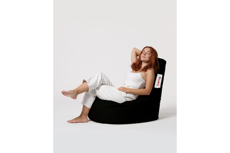 Sittsäck Utomhus Linarejos 70 cm - Svart - Utemöbler & utemiljö - Utestol & trädgårdsstol - Sittsäckar utomhus