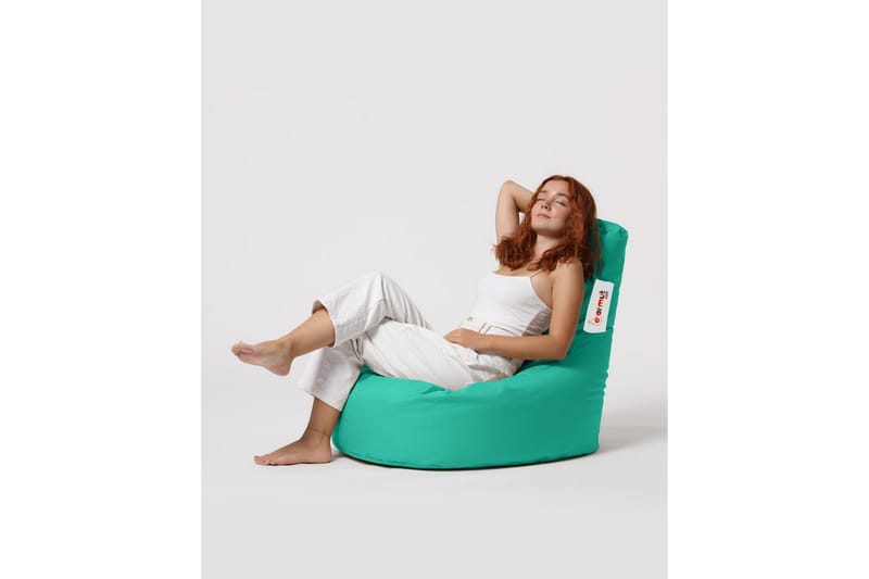 Sittsäck Utomhus Linarejos 70 cm - Turkos - Utemöbler & utemiljö - Utestol & trädgårdsstol - Sittsäckar utomhus