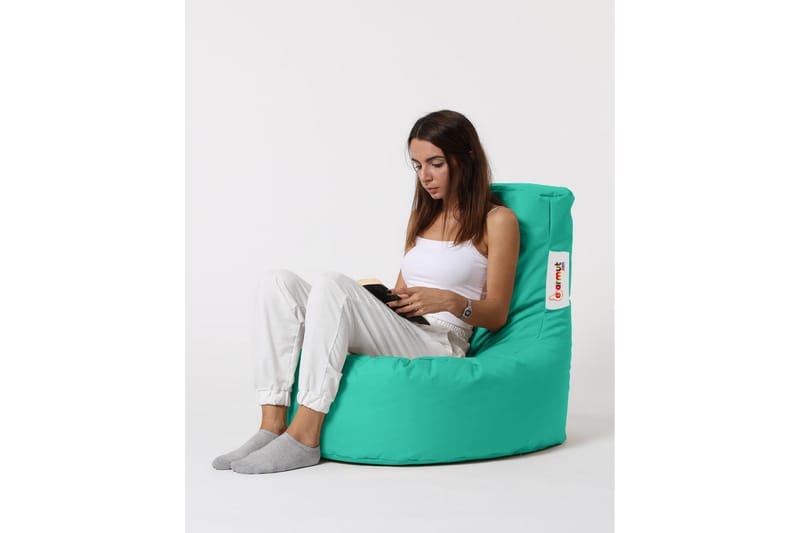 Sittsäck Utomhus Linarejos 70 cm - Turkos - Utemöbler & utemiljö - Utestol & trädgårdsstol - Sittsäckar utomhus