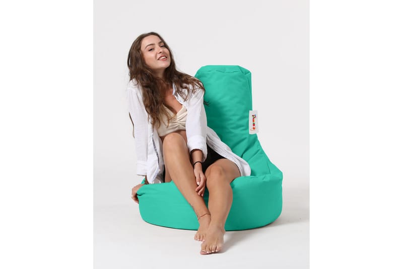 Sittsäck Utomhus Linarejos 70 cm - Turkos - Utemöbler & utemiljö - Utestol & trädgårdsstol - Sittsäckar utomhus