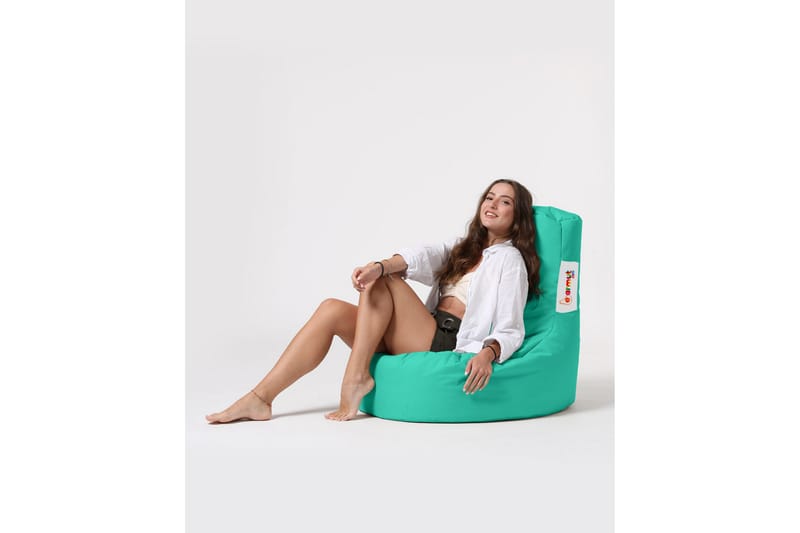 Sittsäck Utomhus Linarejos 70 cm - Turkos - Utemöbler & utemiljö - Utestol & trädgårdsstol - Sittsäckar utomhus