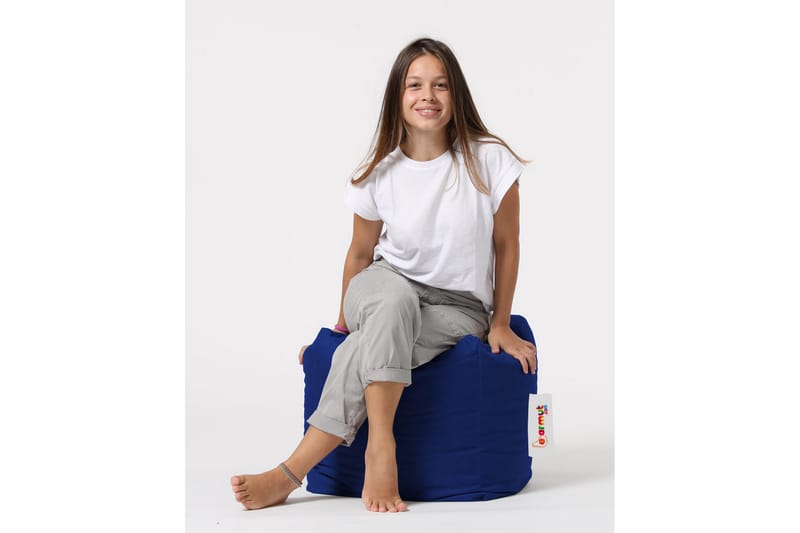 Sittsäck Utomhus Salani 45 cm - Blå - Utemöbler & utemiljö - Utestol & trädgårdsstol - Sittsäckar utomhus