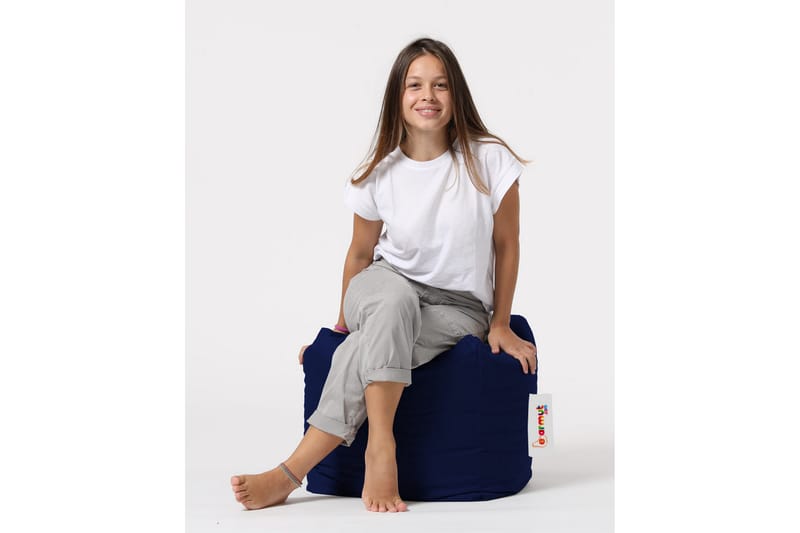 Sittsäck Utomhus Salani 45 cm - Mörkblå - Utemöbler & utemiljö - Utestol & trädgårdsstol - Sittsäckar utomhus