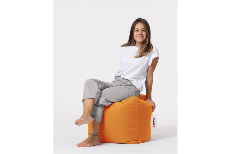 Sittsäck Utomhus Salani 45 cm - Orange - Utemöbler & utemiljö - Utestol & trädgårdsstol - Sittsäckar utomhus