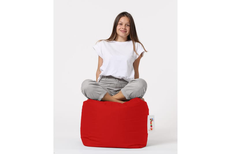 Sittsäck Utomhus Salani 45 cm - Röd - Utemöbler & utemiljö - Utestol & trädgårdsstol - Sittsäckar utomhus
