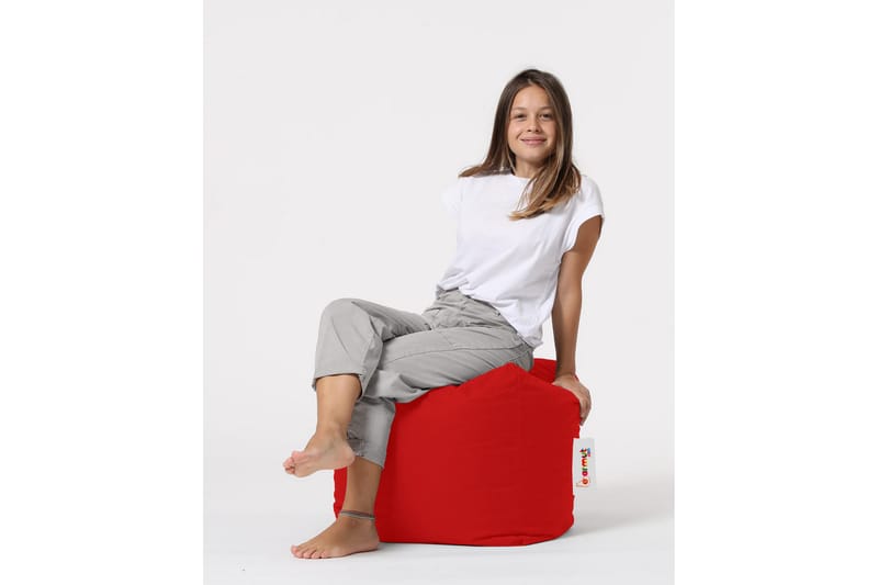 Sittsäck Utomhus Salani 45 cm - Röd - Utemöbler & utemiljö - Utestol & trädgårdsstol - Sittsäckar utomhus